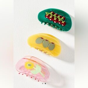 Anthropologie fruit stand hair clip nwot read description